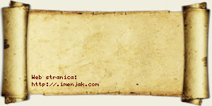 Aleksa Bzeničanin vizit kartica